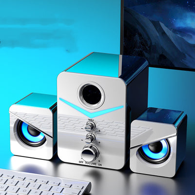 Compact Bluetooth Soundbar – Portable Desktop Speakers