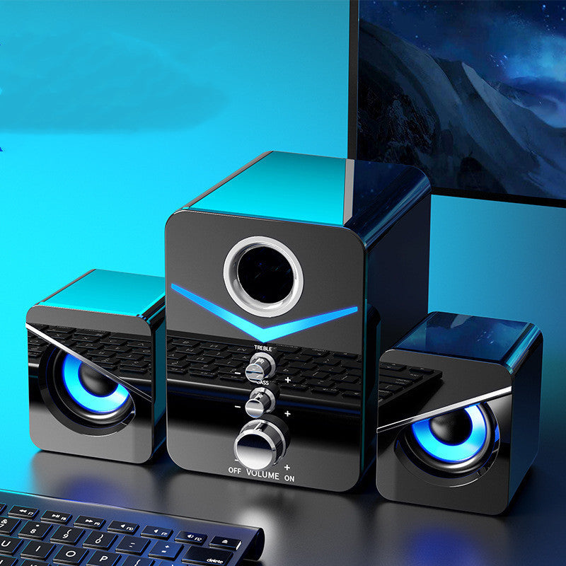 Compact Bluetooth Soundbar – Portable Desktop Speakers