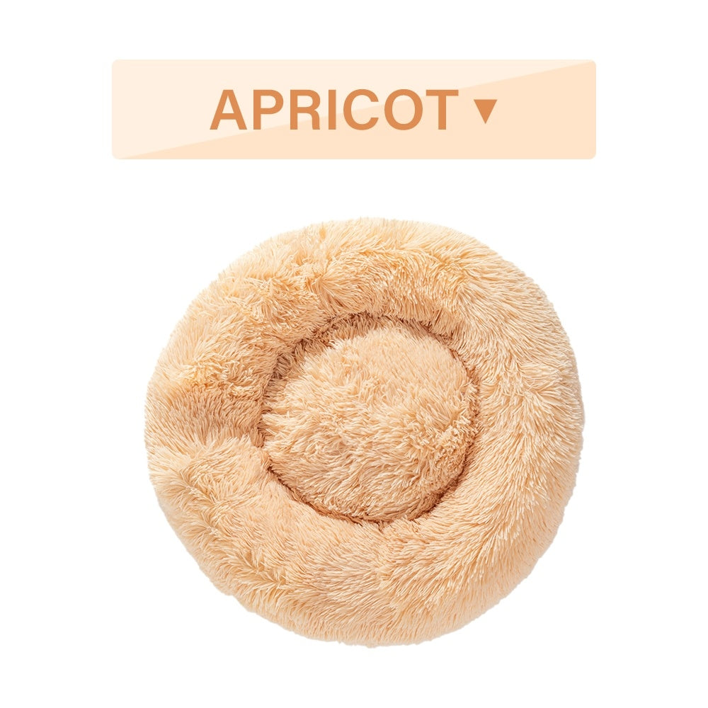 Fluffy Donut Calming Dog Bed