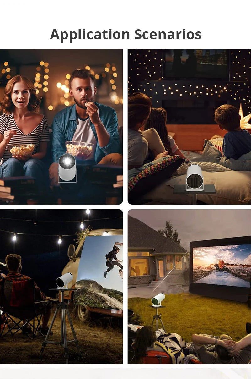 AnzhuoHD Smart Barrel Machine HY300 Home Projector