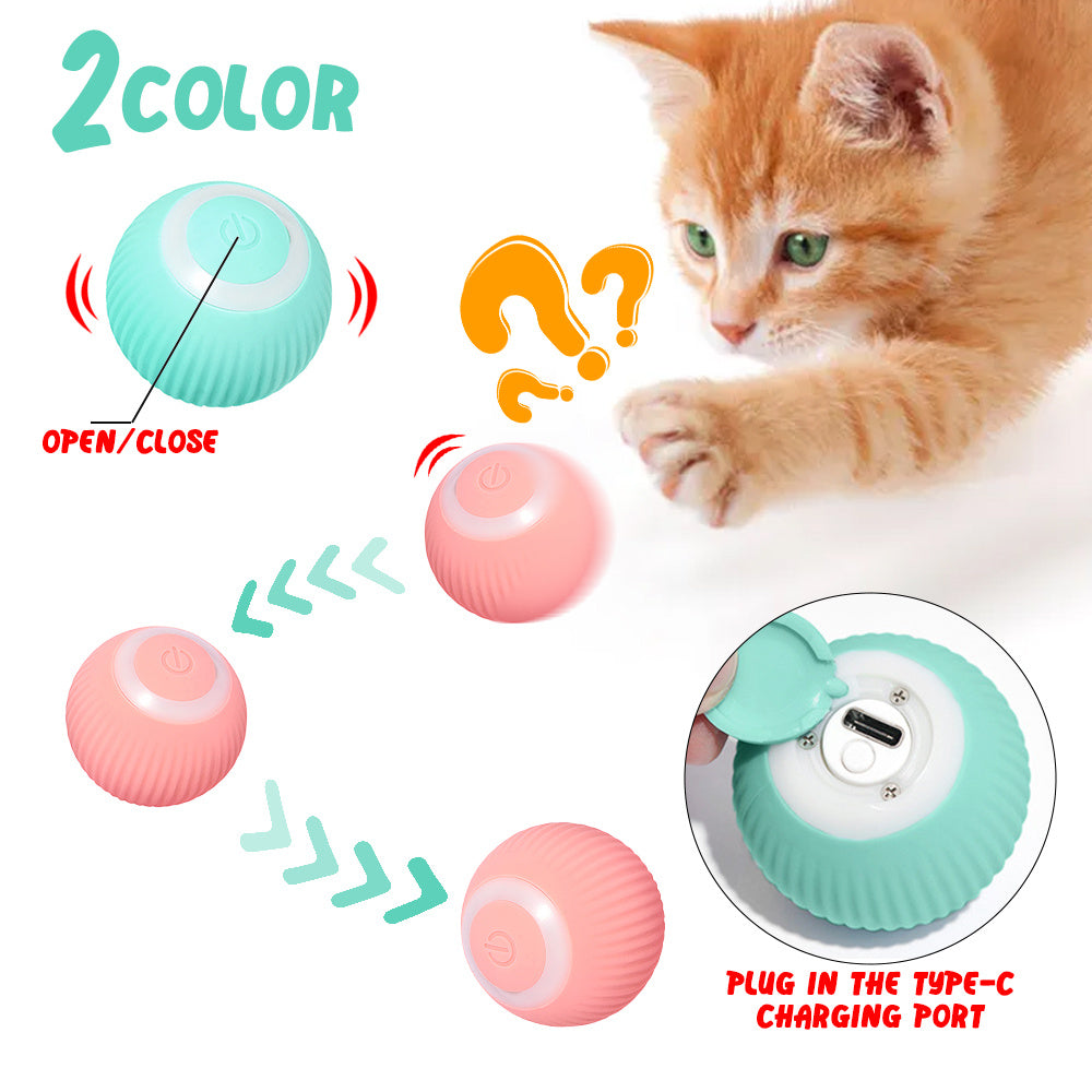 Automatic Rolling Cat Toy Ball