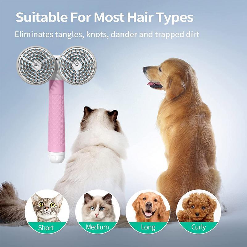 Self-Cleaning Double-Head Pet Brush