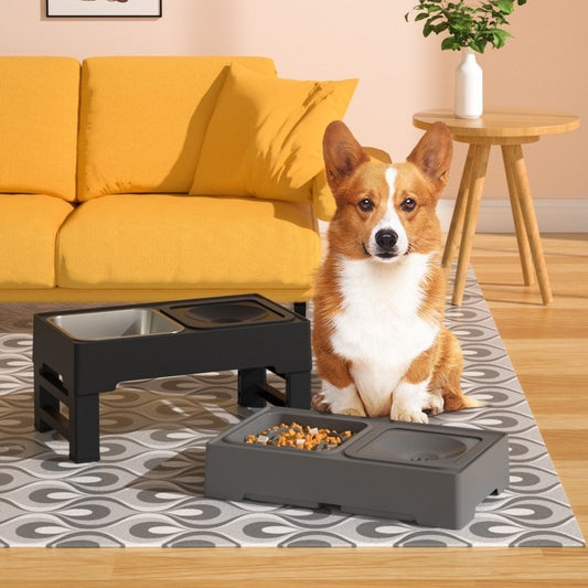 Adjustable Elevated Dog Bowl